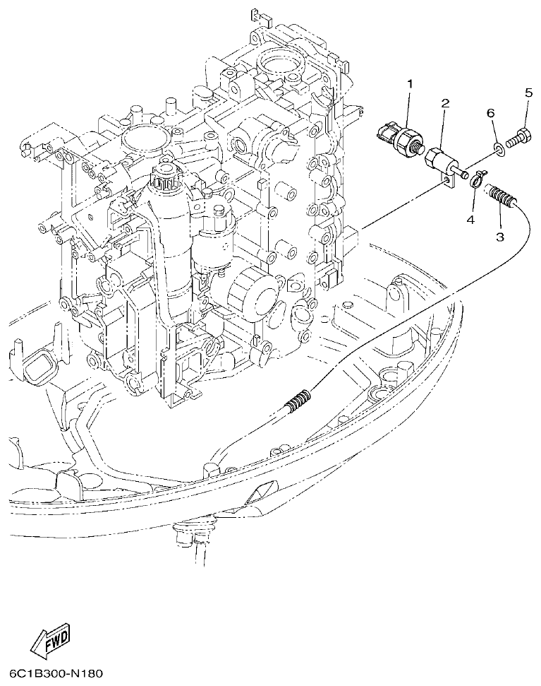 Yamaha FT50JET, FT60GET ELECTRICAL 5 parts diagram